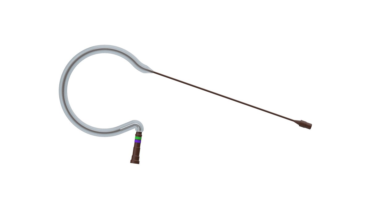 Countryman E6 Flex Directional Earset Microphone - 2 mm Cable, Cocoa - view 3