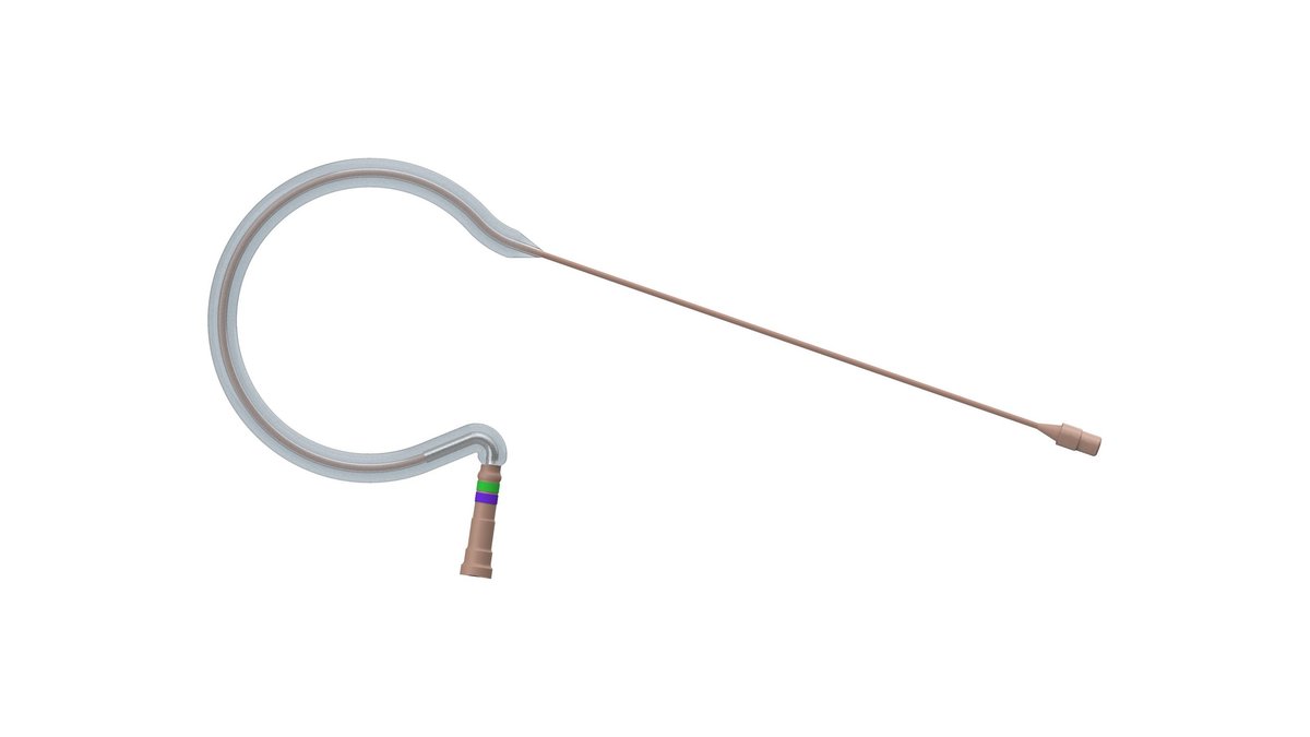 Countryman E6 Flex Directional Earset Microphone - Body Only (No Cable), Tan - view 3