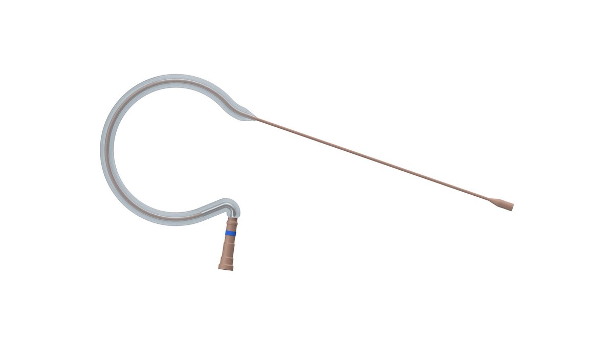 Countryman E6 Flex Omnidirectional Earset Microphone - 2 mm Cable, Tan - view 2