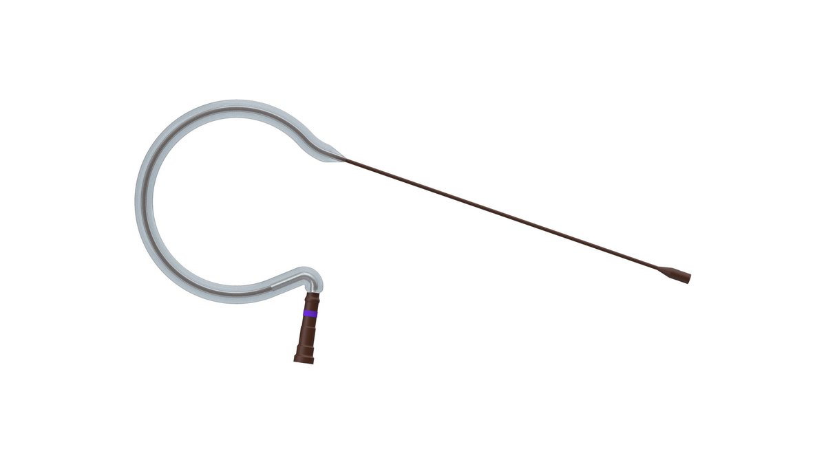Countryman E6 Flex Omnidirectional Earset Microphone - Body Only (No Cable), Cocoa - view 3