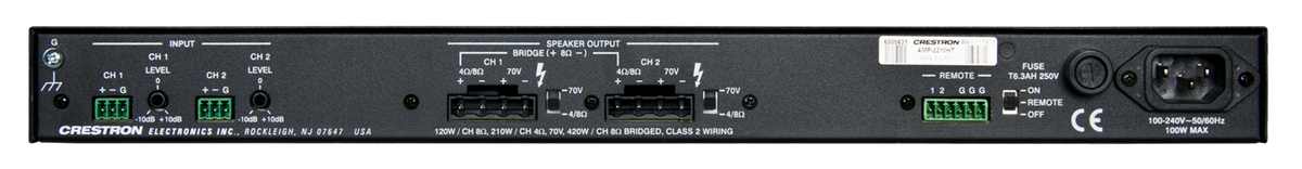 Crestron AMP 2210HT - view 4