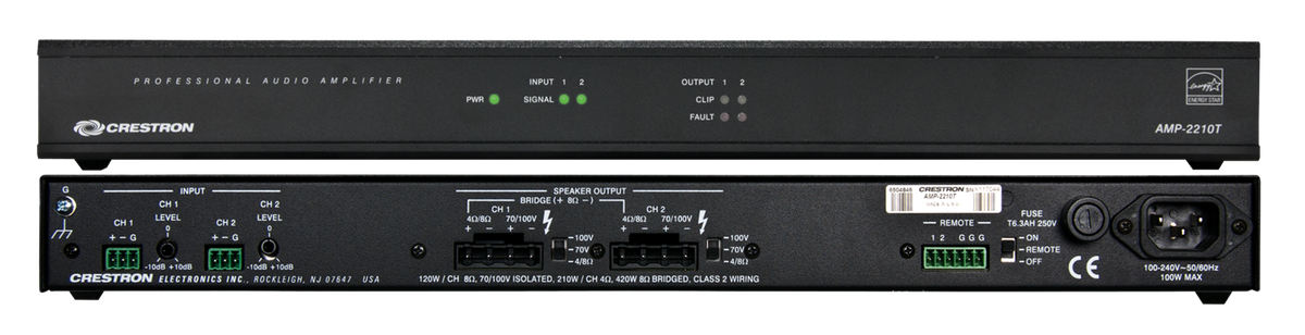 Crestron AMP 2210T - view 4