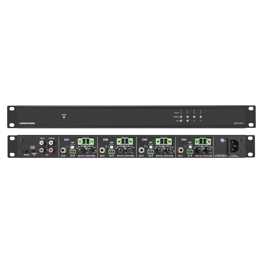 Crestron AMP-X1000 X-Series Amplifier, 1000 W - view 2