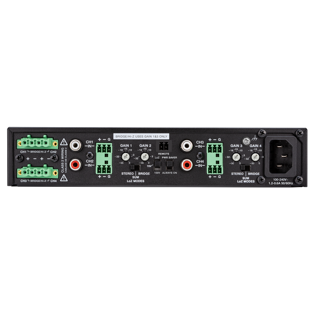 Crestron AMP-X300 X-Series Amplifier, 300 W - view 3
