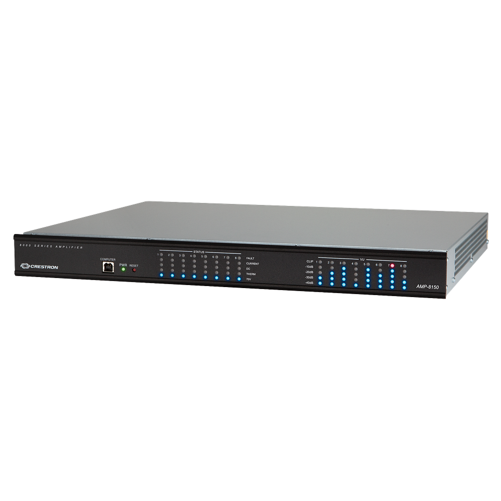 Crestron AMPI-8150 Avia 8-Channel Power Amplifier, 150 W per Channel, 100V - view 4