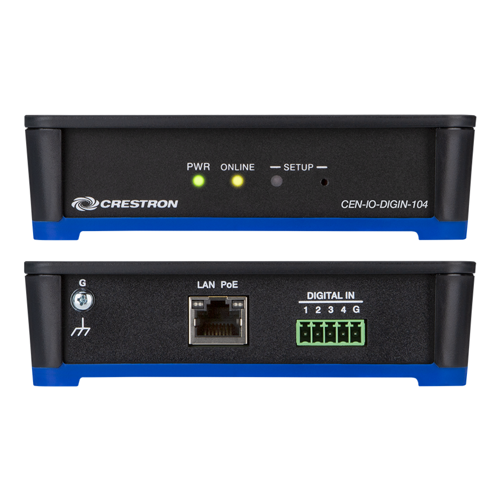 Crestron CEN-IO-DIGIN Network I/O Module, 4 Digital Inputs - view 2