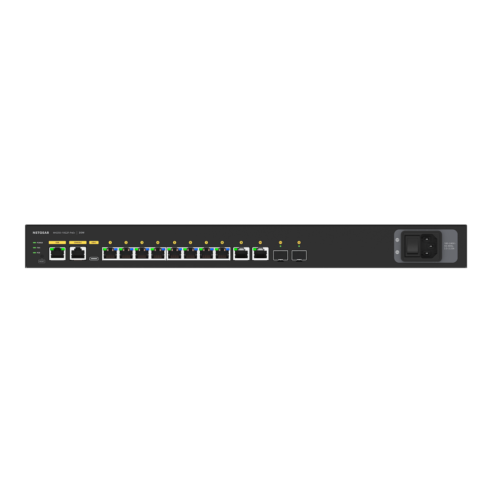 Crestron CEN-SWPOE-12 12-Port PoE+ Managed Switch - view 3