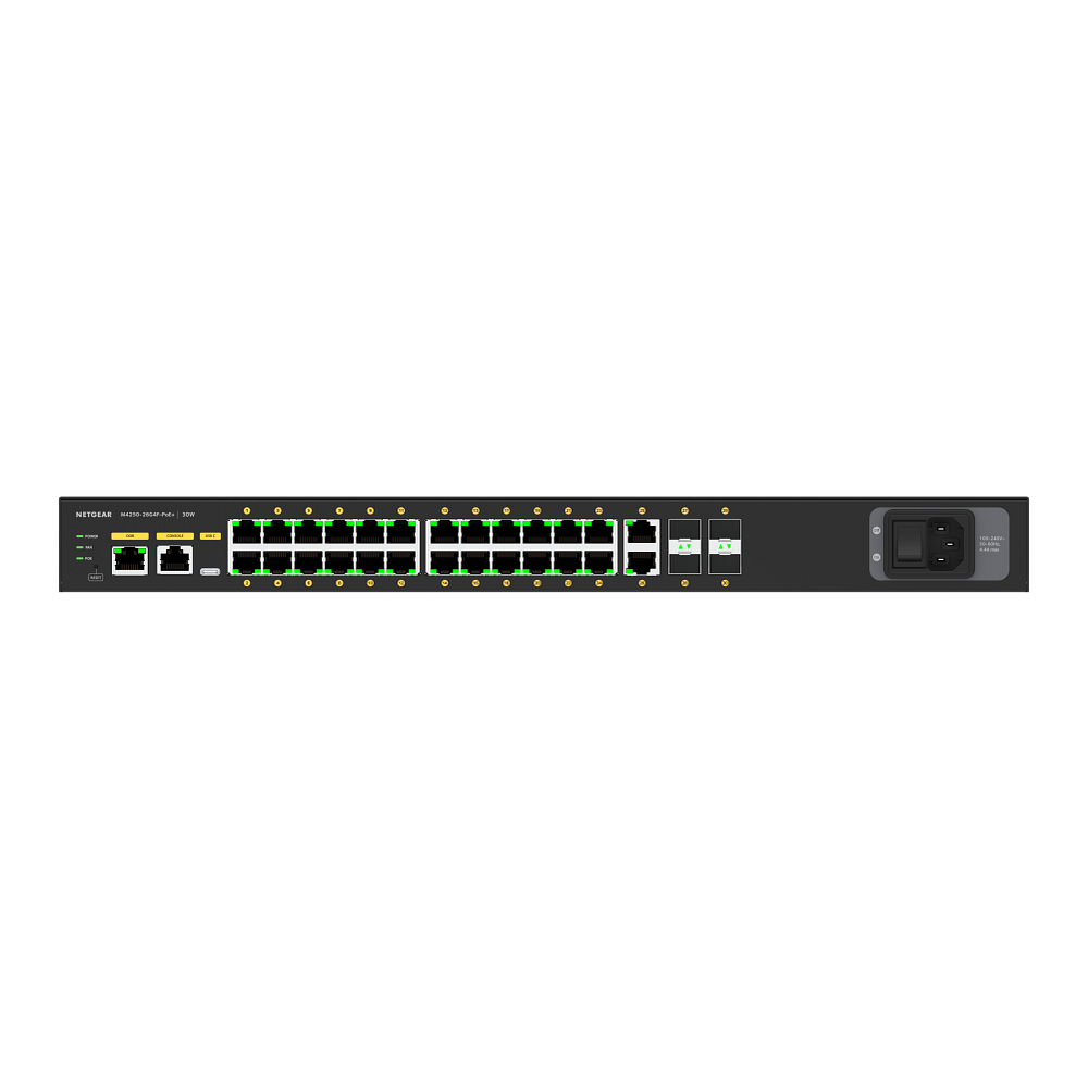 Crestron CEN-SWPOE-26 26-Port PoE+ Network Switch - view 3