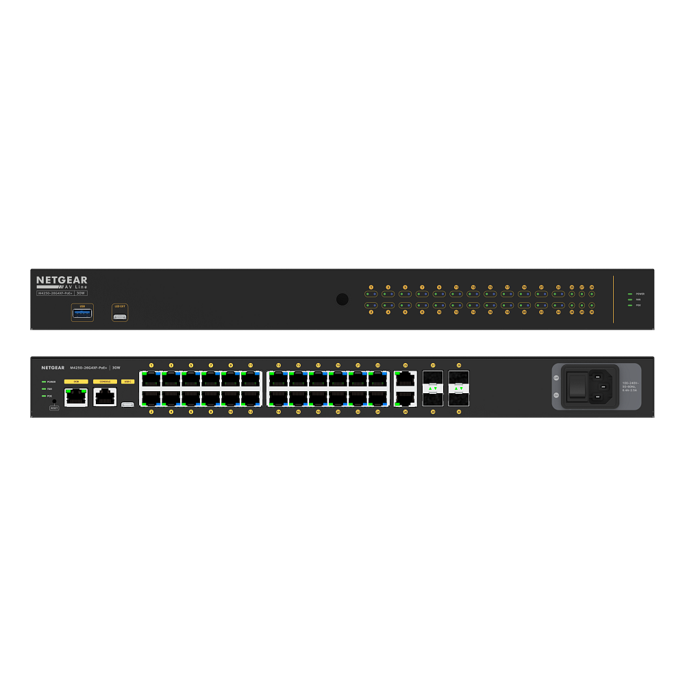 Crestron CEN-SWPOE-30 30-Port PoE+ Managed Switch - view 2