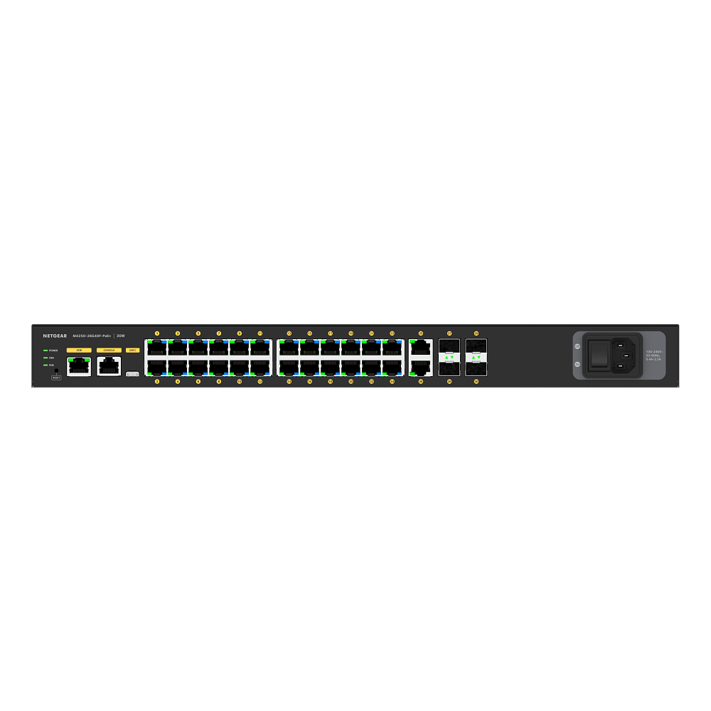 Crestron CEN-SWPOE-30 30-Port PoE+ Managed Switch - view 4