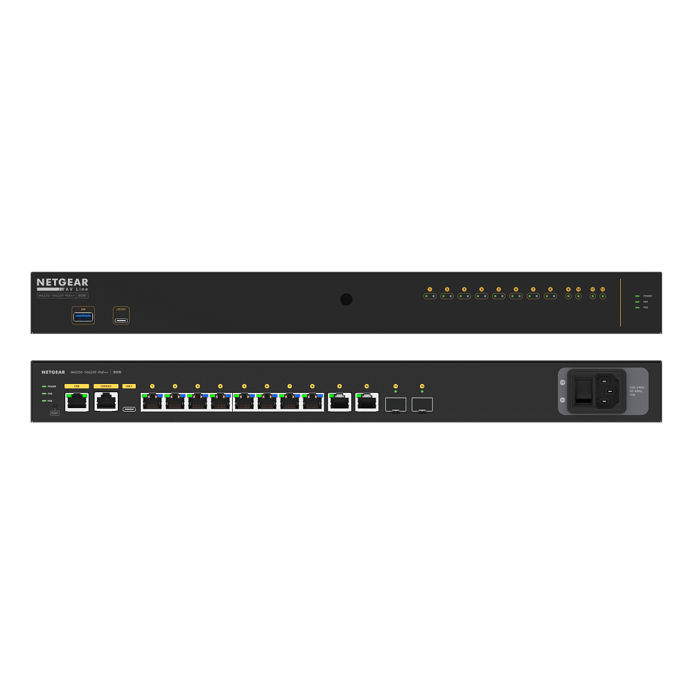 Crestron CEN-SWPOE-ULTRA-12 12-Port Ultra PoE Managed Switch - view 2