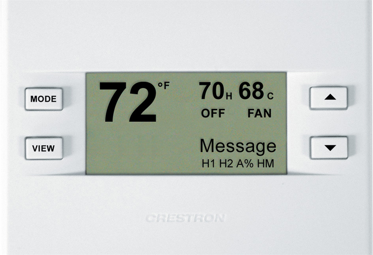 Crestron CHV-TSTAT-FCU Fan-Coil Heating and Cooling Thermostat product image