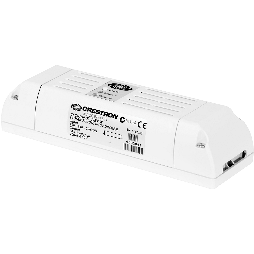Crestron CLCI-1DIMFLV2EX-W In-Ceiling 0-10V Dimmer, 2 Channels, 230VAC - view 2