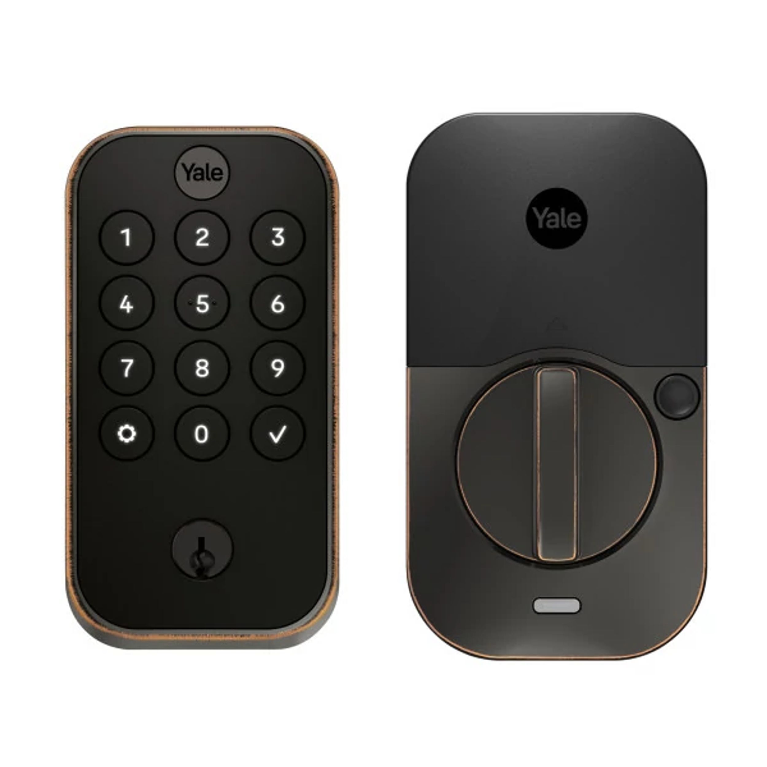 Crestron CLK-YL-YRD614-CR2 Yale Pro 2 Deadbolt, Push Button Keypad, infiNET EX
