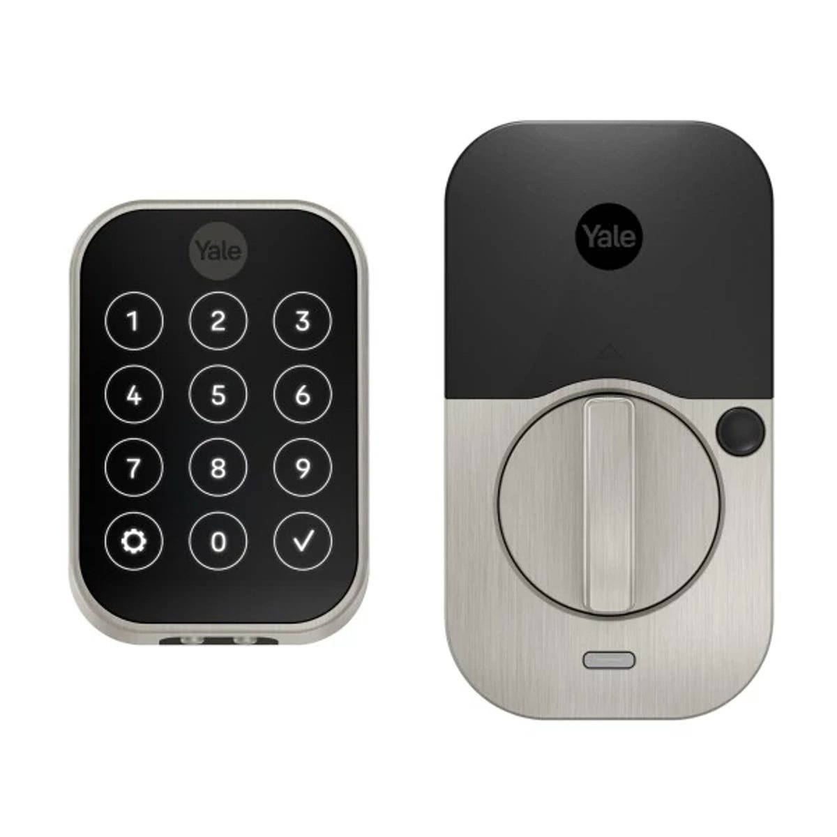 Crestron CLK-YL-YRD654-CR2 Yale Pro 2 Key Free Deadbolt, Touchscreen Keypad