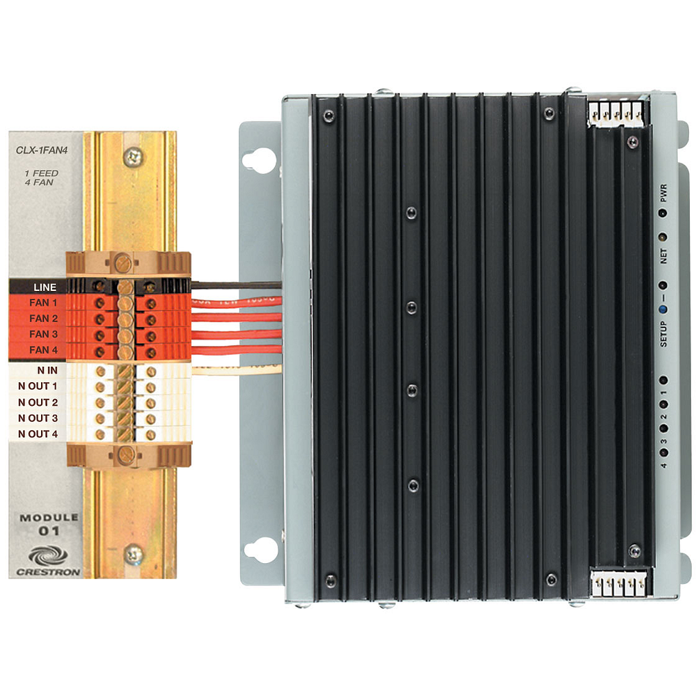 Crestron CLX-1FAN4 4-Channel Fan Speed Control Module - view 2