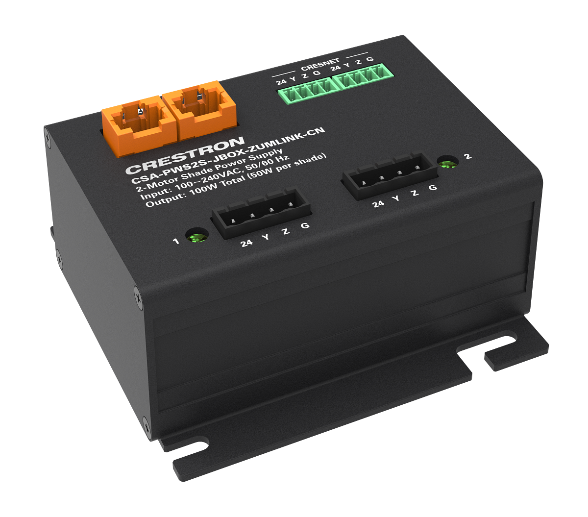 Crestron CSA-PWS2S-JBOX-ZUMLINK-CN Two-Motor J-Box Shade Power Supply - view 2