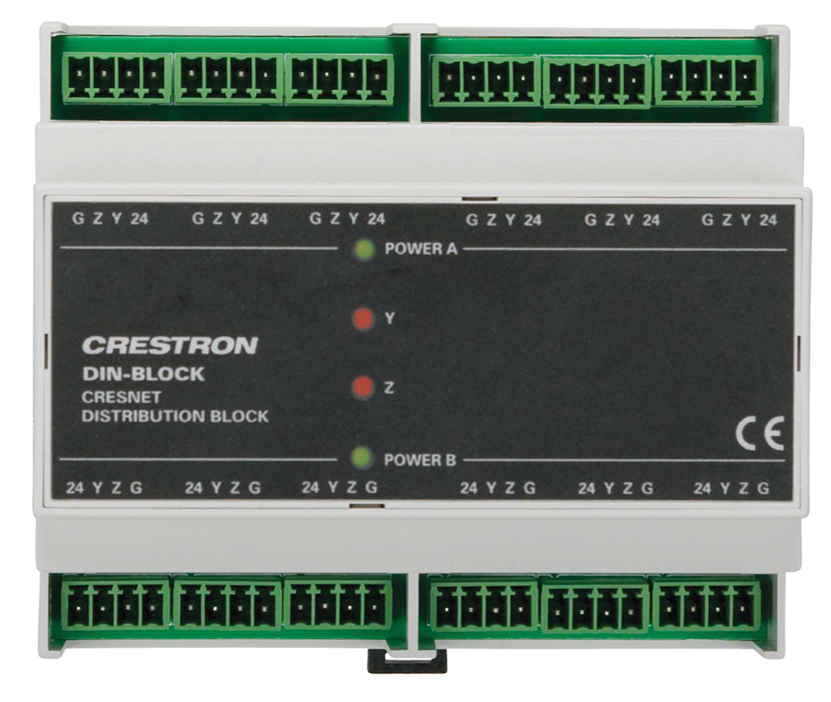 Crestron DIN-BLOCK DIN Rail Cresnet Distribution Block - view 2