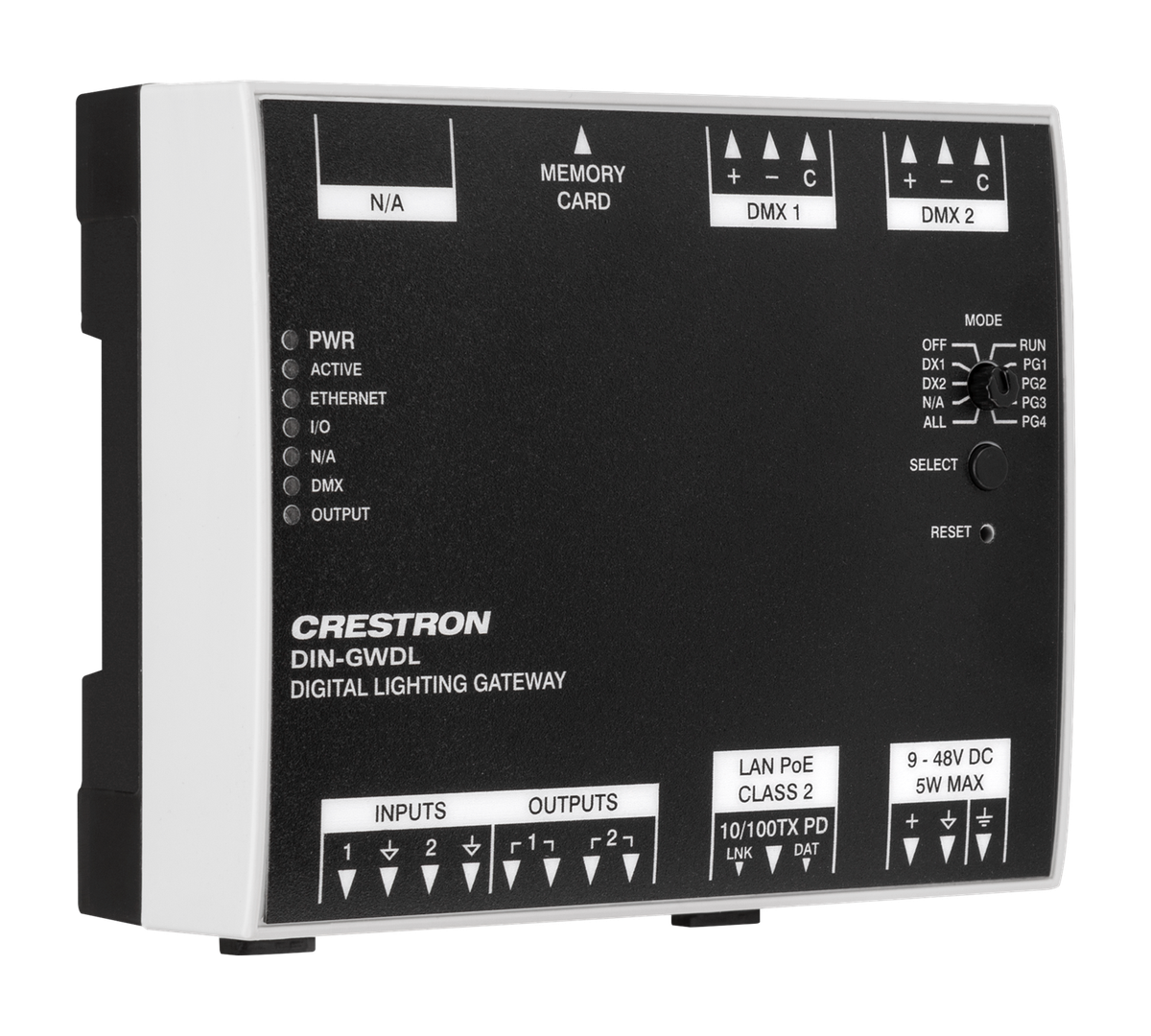 Crestron DIN-GWDL Digital Lighting Gateway, DIN Rail Mount