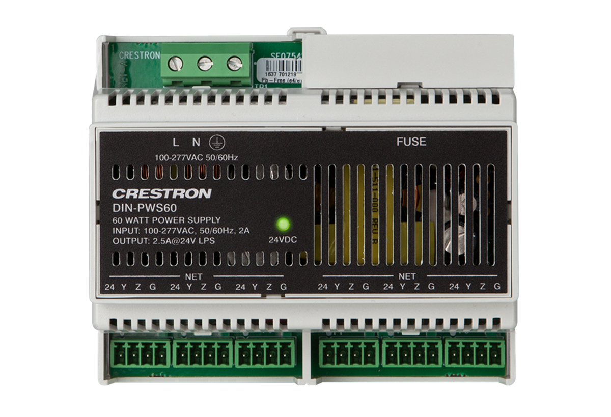 Crestron DIN-PWS60 DIN Rail 60 Watt Cresnet Power Supply