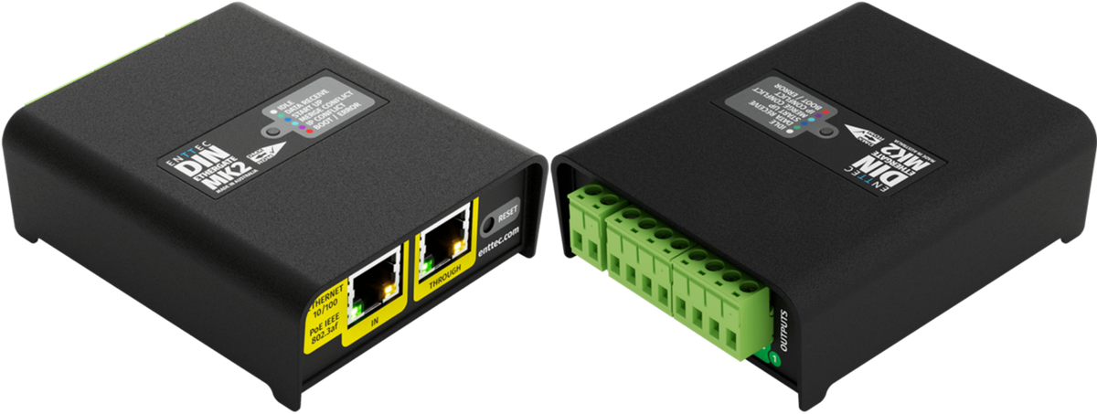 Crestron DIN-SACN-DMX ENTTEC DIN Ethergate Mk2 - Ethernet to DMX Converter product image