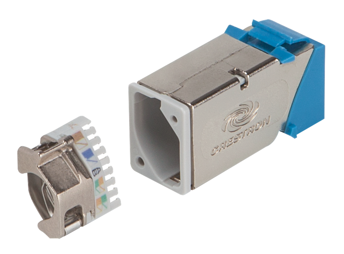 Crestron DM-CONN-ULTRA-RECP-20 DigitalMedia Ultra Keystone RJ-45 Jack, 20-Pack w/Termination Tool - view 2