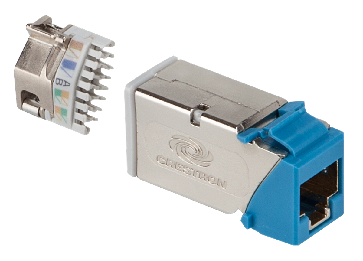 Crestron DM-CONN-ULTRA-RECP-20 DigitalMedia Ultra Keystone RJ-45 Jack, 20-Pack w/Termination Tool - view 3