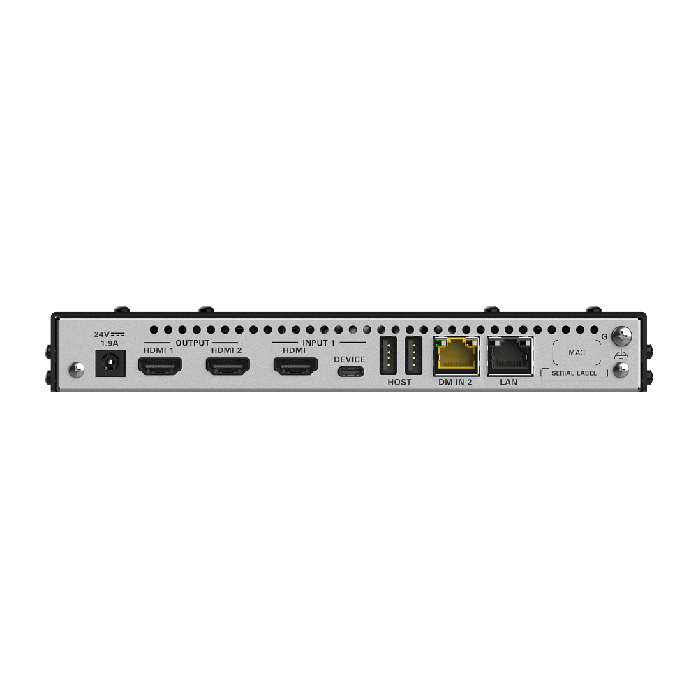 Crestron DM-EXT-2022 Kit 4K60 4:4:4 DM Essentials Receiver and 2x2 Auto-Switcher for, HDMI, USB-C - view 4