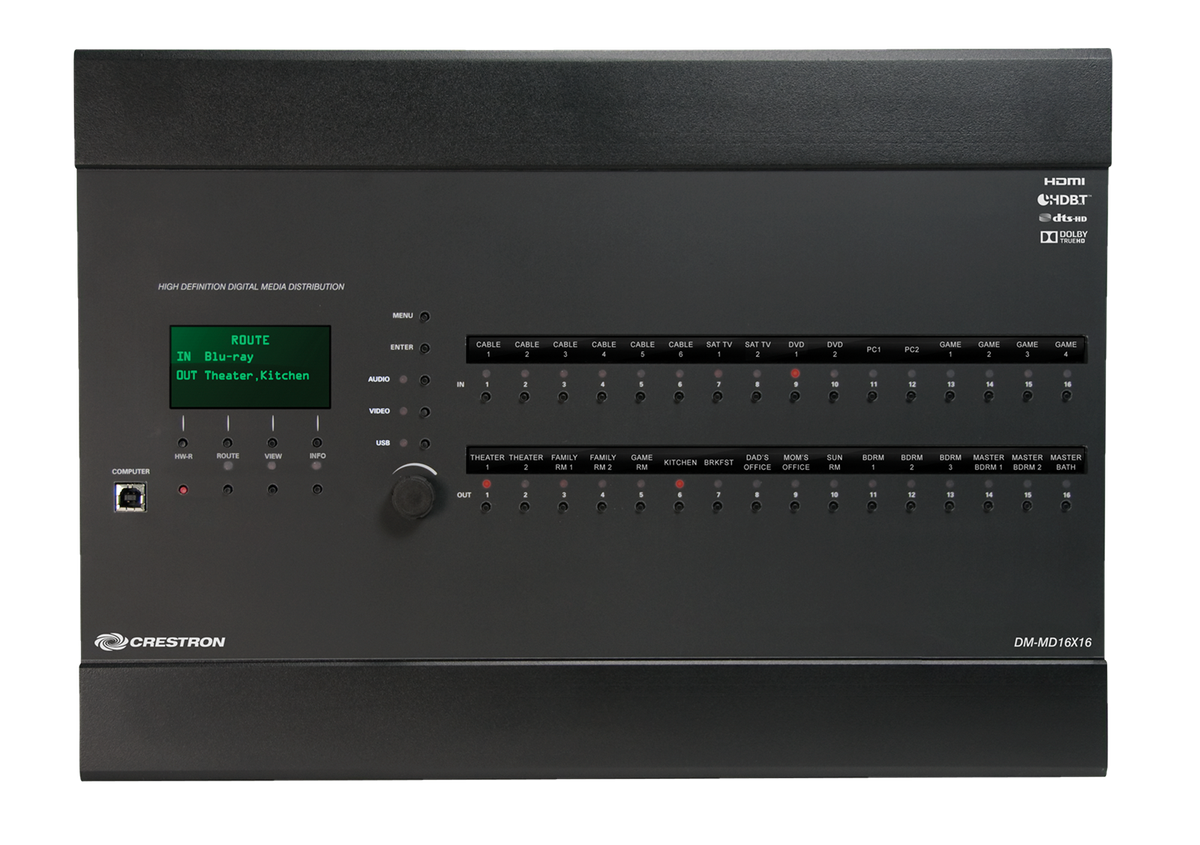 Crestron DM-MD16X16 - view 2