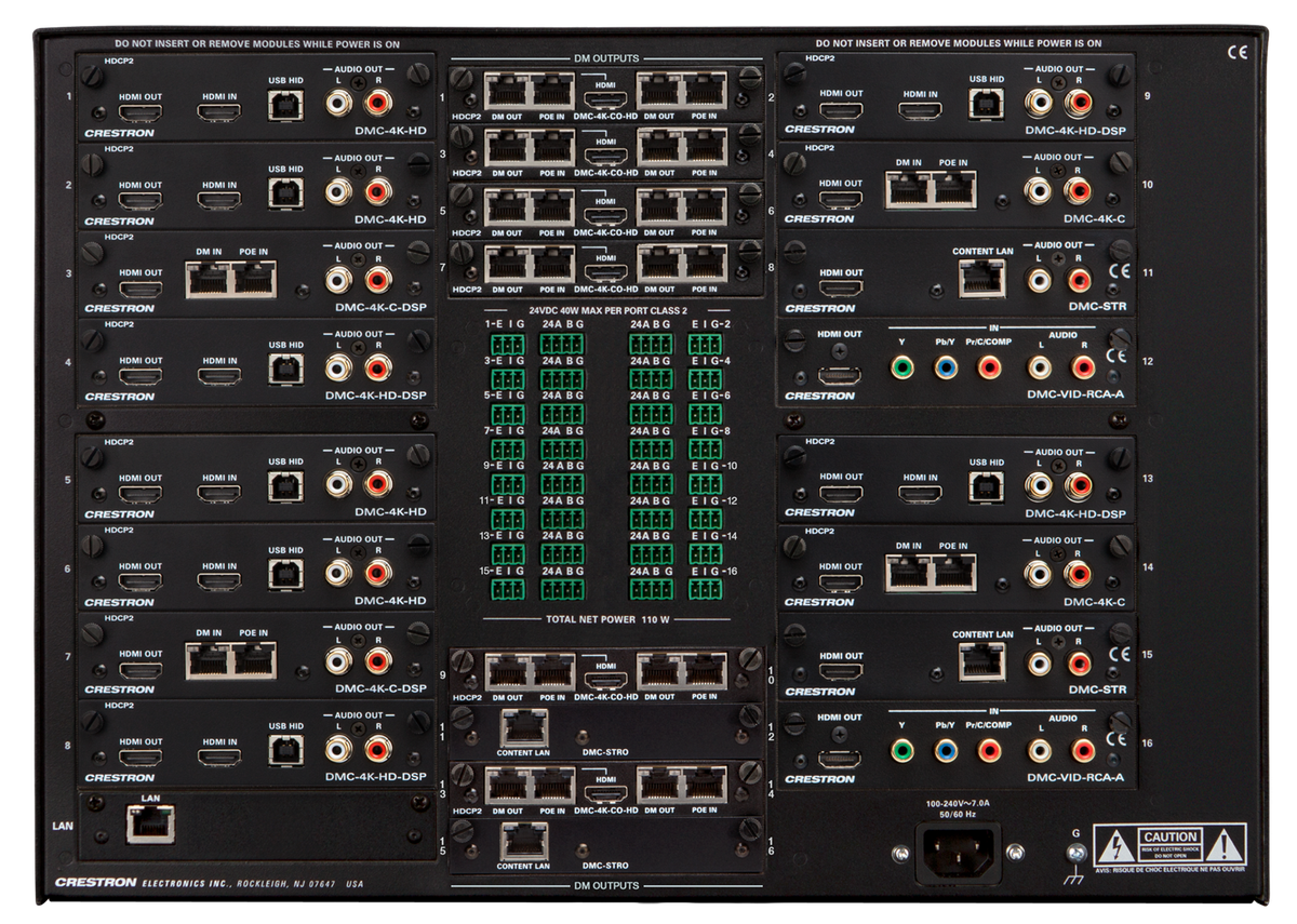 Crestron DM-MD16X16 - view 4