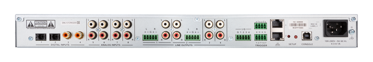 Crestron DM-NAX-4ZSP DM NAX 4-Zone Streaming Preamplifier - view 4