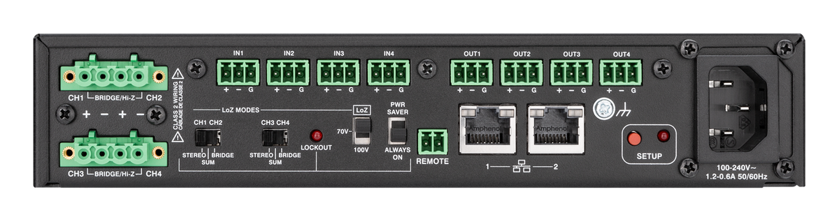 Crestron DM-NAX-AMP-X300 DM NAX X-Series Flexible Output Amplifier, 300 W - view 4