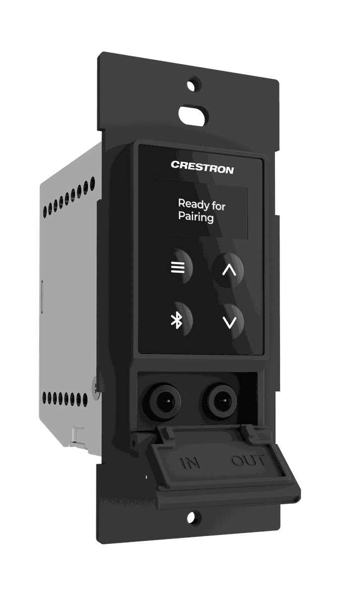 Crestron DM-NAX-BTIO-100-1G DM NAX Audio-over-IP Wall Plate with Bluetooth Audio Support, Analog - view 4