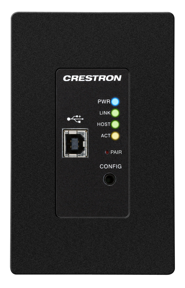 Crestron DM-NUX-L2-1G DM NUX USB over Network Wall Plate with Routing, Local
