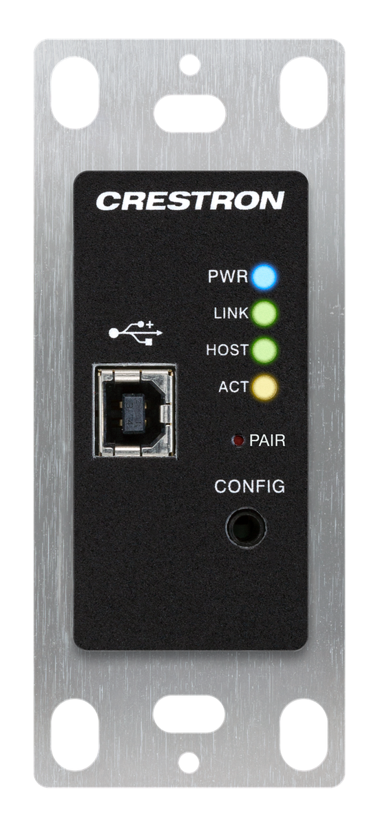 Crestron DM-NUX-L2-1G DM NUX USB over Network Wall Plate with Routing, Local - view 2