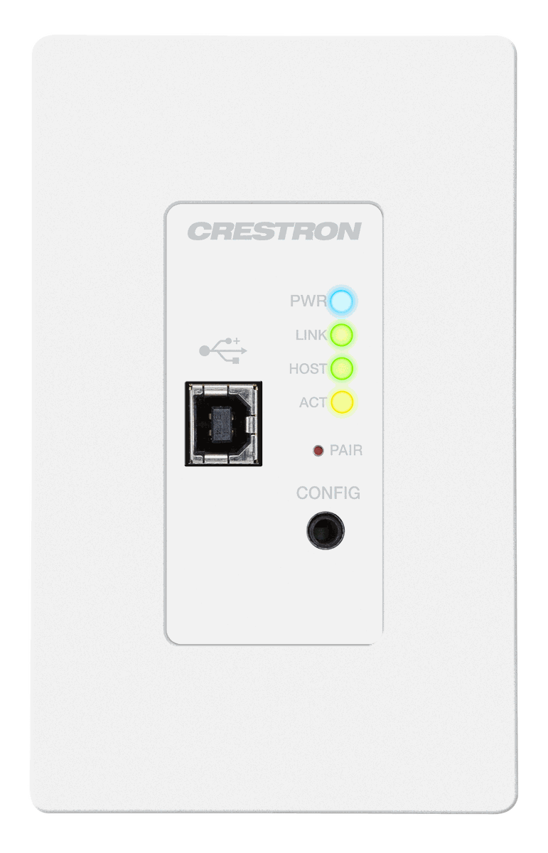 Crestron DM-NUX-L2-1G DM NUX USB over Network Wall Plate with Routing, Local - view 4