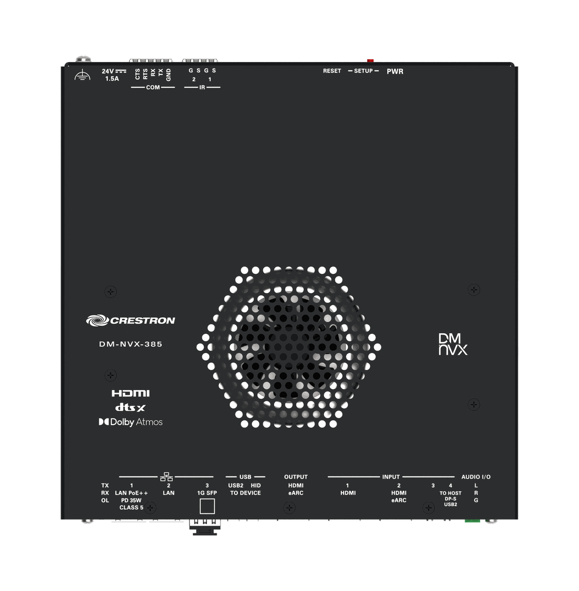 Crestron DM-NVX-385 DM NVX 5K 4x1 AV-over-IP Switcher with HDMI and USB-C Connectivity and - view 4