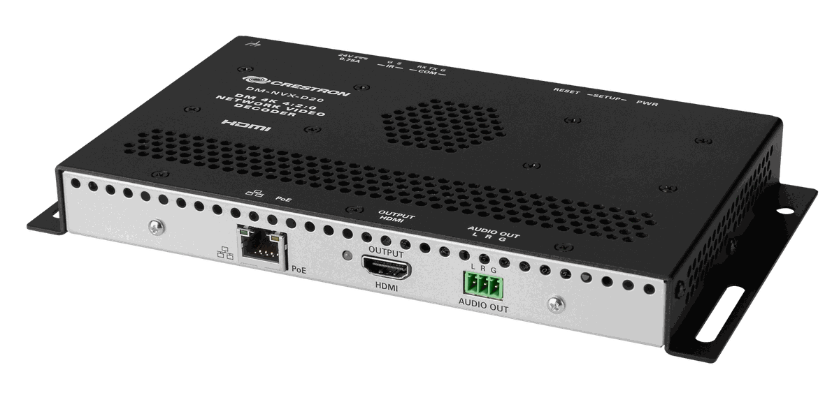 Crestron DM-NVX-D20 DM NVX 4K60 4:2:0 Network AV Decoder