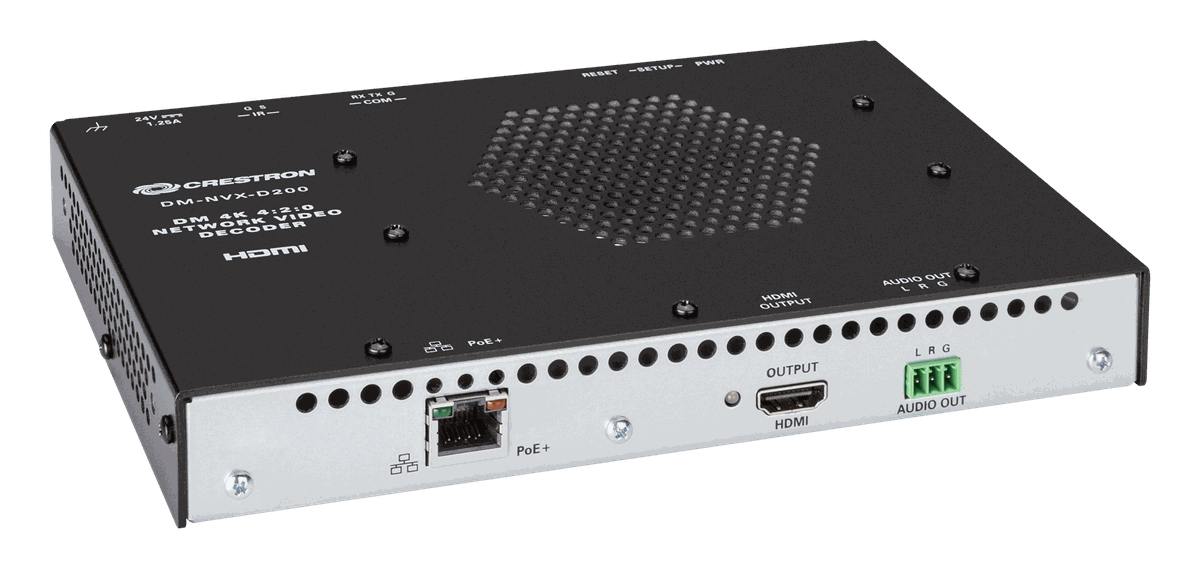 Crestron DM-NVX-D200 DM NVX 4K60 4:2:0 Network AV Decoder with Scaler