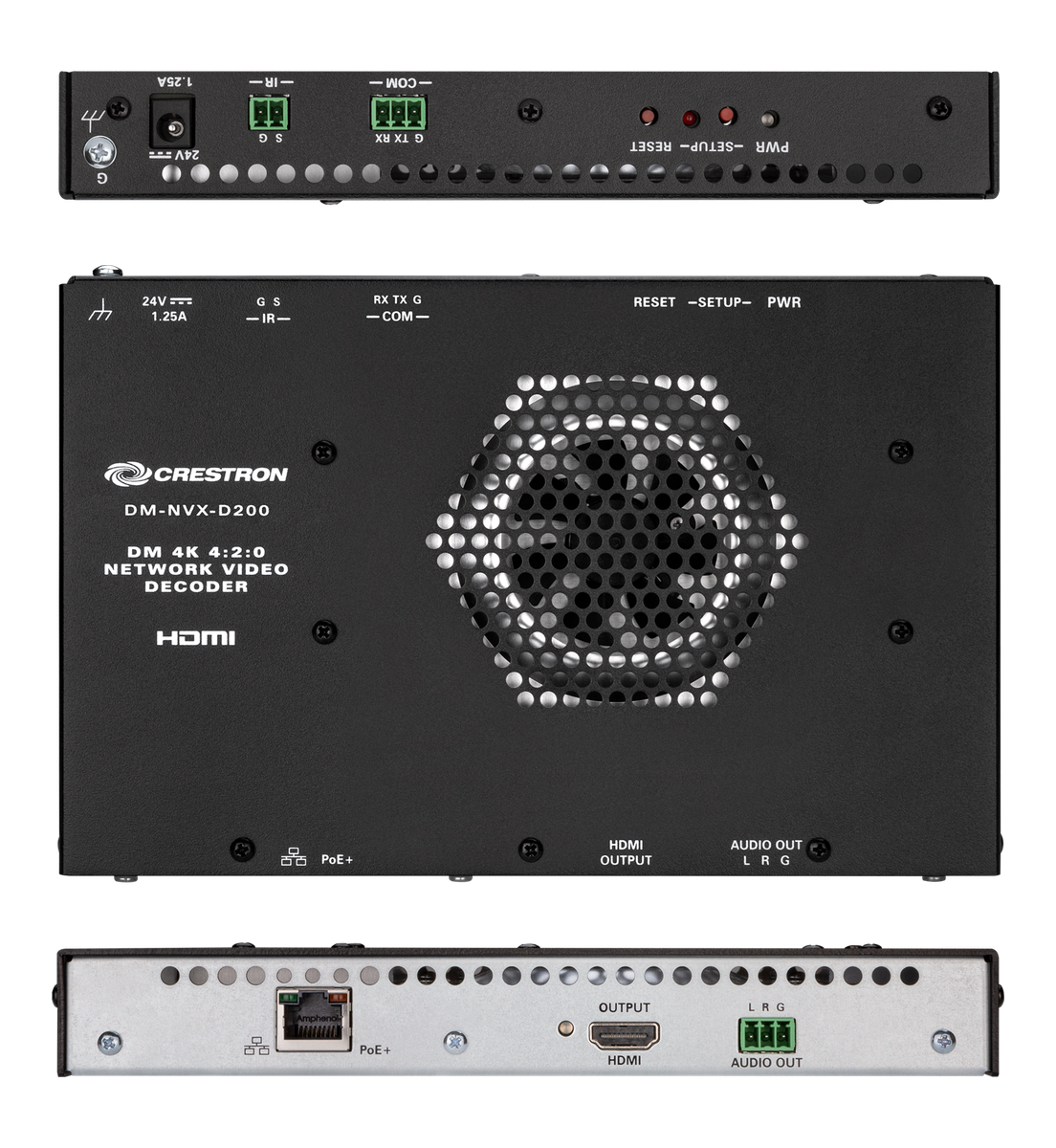 Crestron DM-NVX-D200 DM NVX 4K60 4:2:0 Network AV Decoder with Scaler - view 2