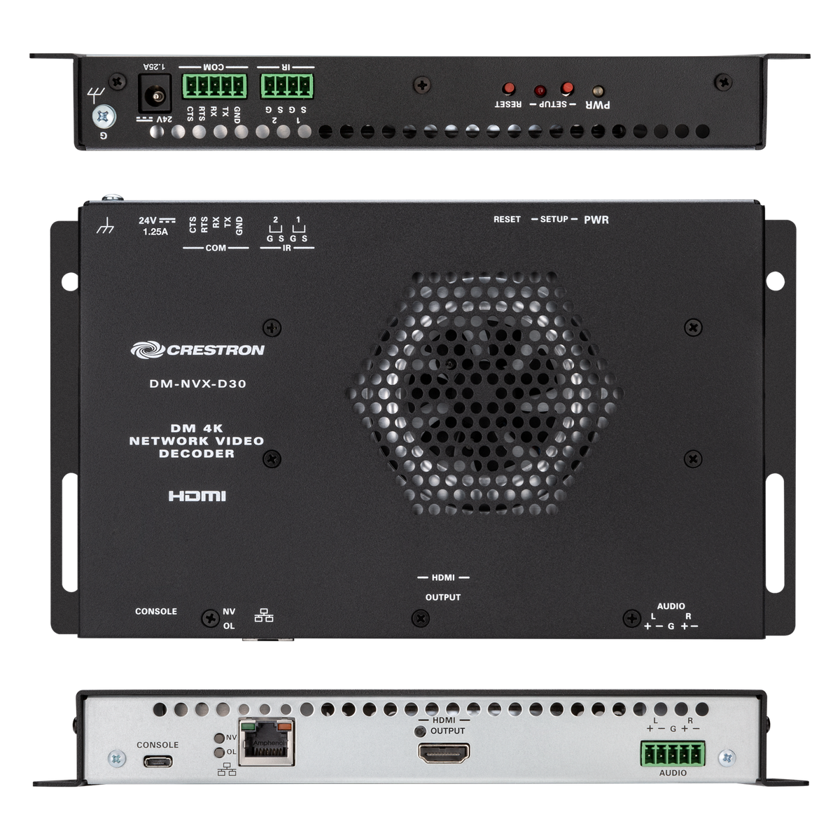 Crestron DM-NVX-D30 DM NVX 4K60 4:4:4 HDR Network AV Decoder - view 2