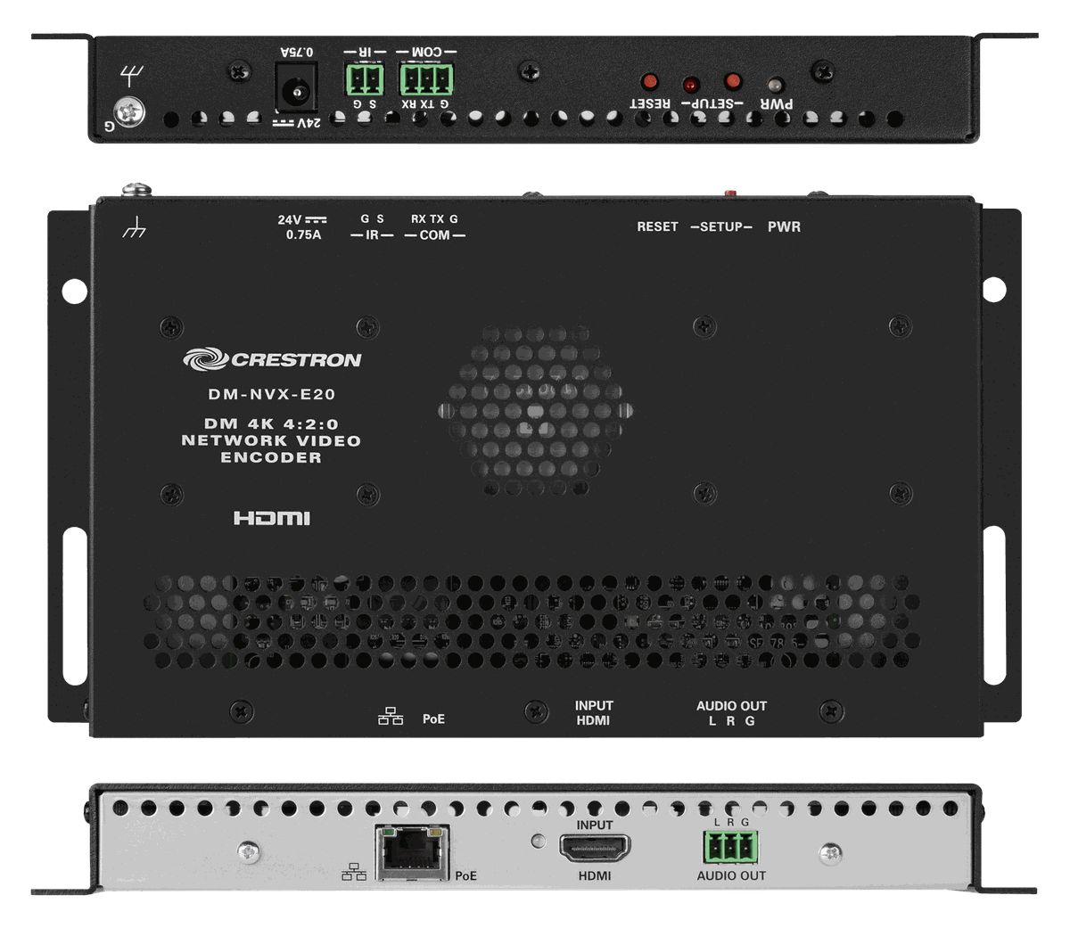 Crestron DM-NVX-E20 DM NVX 4K60 4:2:0 Network AV Encoder - view 2