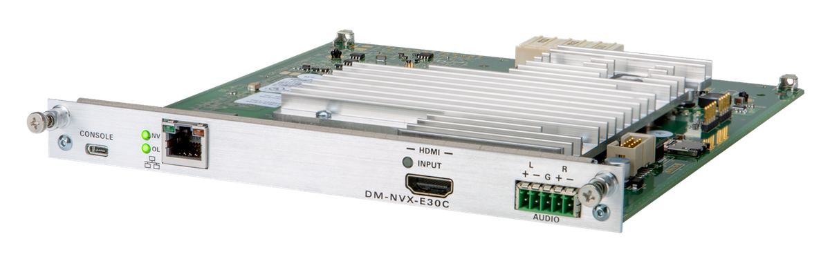 Crestron DM-NVX-E30C DM NVX 4K60 4:4:4 HDR Network AV Encoder Card