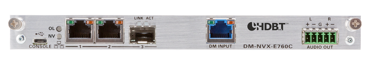 Crestron DM-NVX-E760C DM NVX 4K60 4:4:4 HDR Network AV Encoder Card with DM Input - view 2