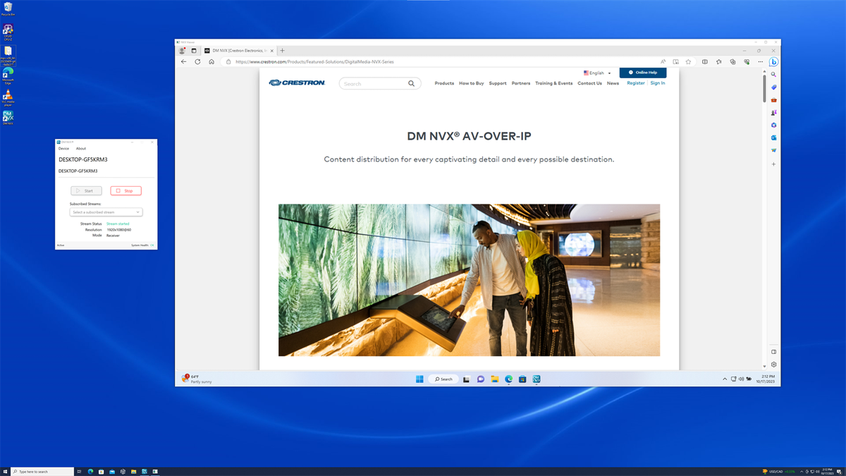 Crestron DM-NVX-SW-C310 DM NVX 4K60 Network AV Encoder/Decoder CPU-Based Software, Single Stream - view 3