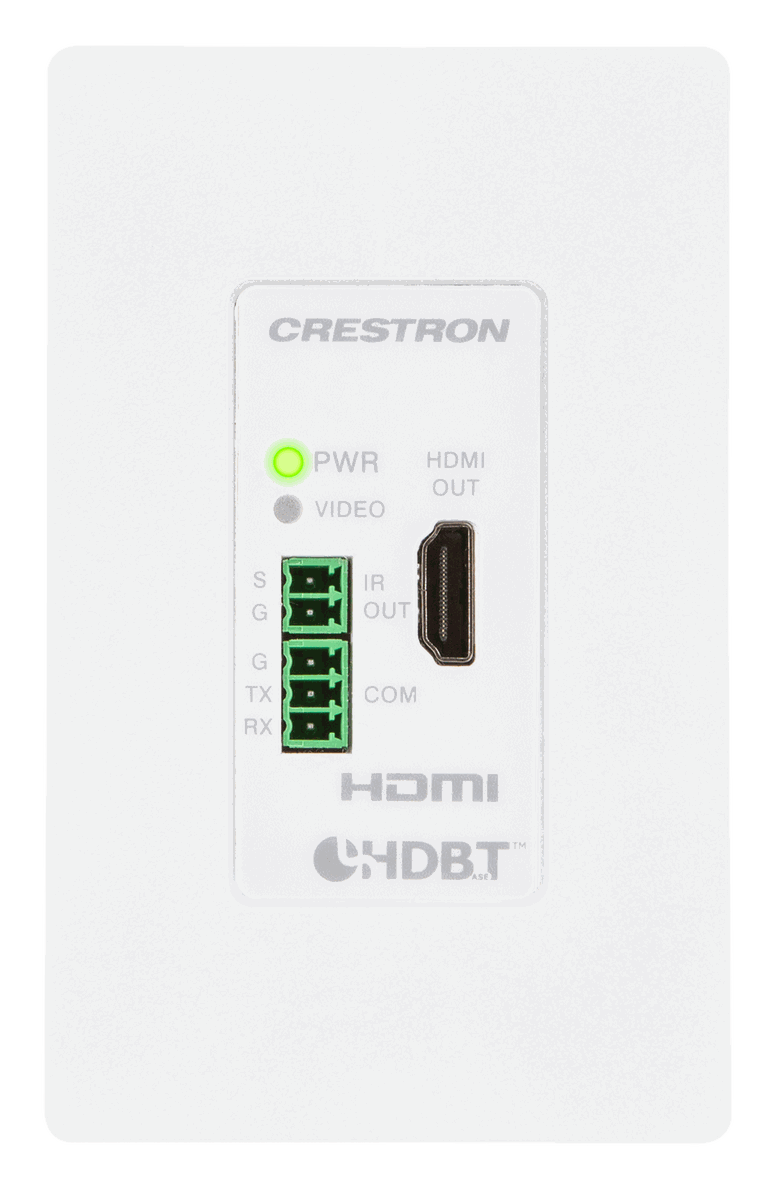 Crestron DM-RMC-4K-100-C-1G Wall Plate 4K DigitalMedia 8G+ Receiver & Room Controller 100 - view 2