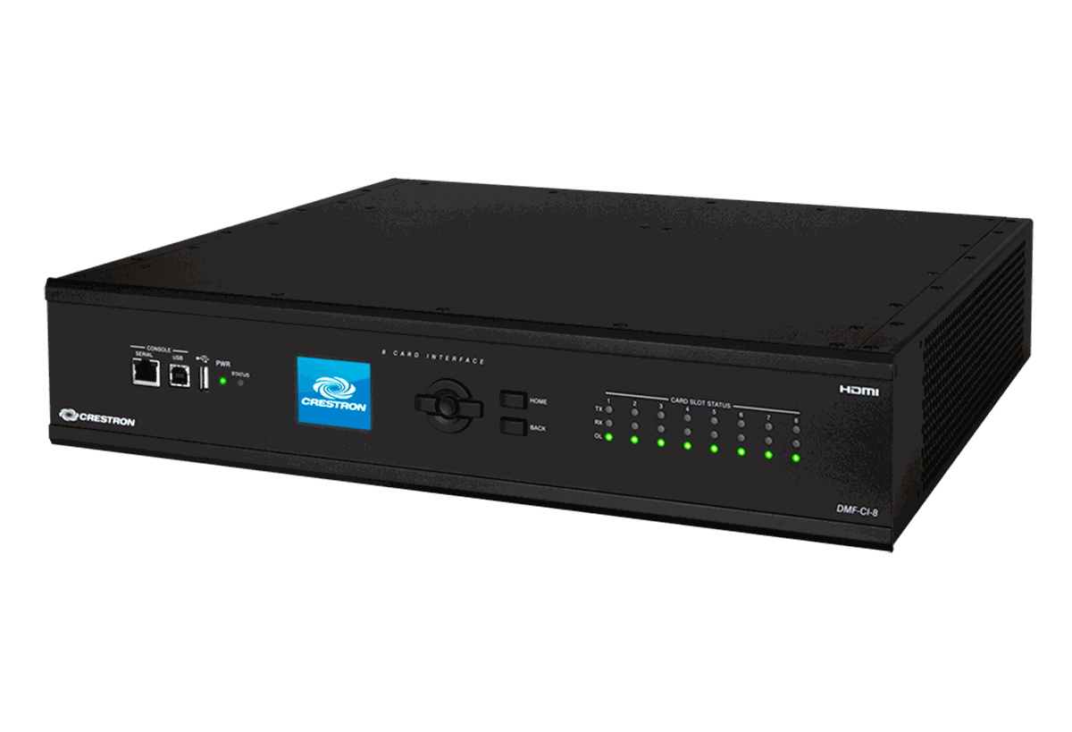 Crestron DMF-CI-8 DigitalMedia Card Chassis for DM-NVX-C & DMCF, 8 Slots product image