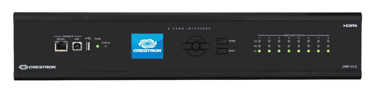 Crestron DMF-CI-8 DigitalMedia Card Chassis for DM-NVX-C & DMCF, 8 Slots - view 3