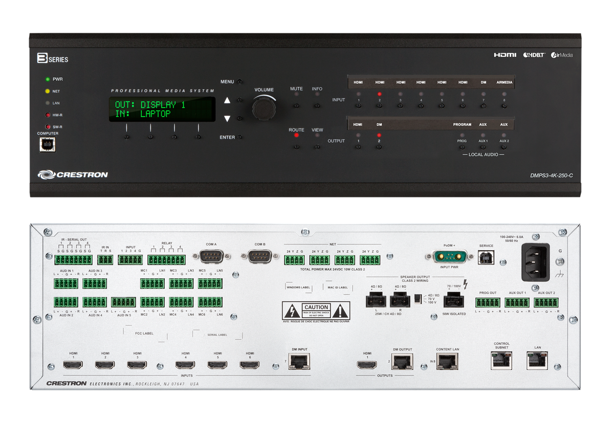 Crestron DMPS3 4K 250 C - view 4