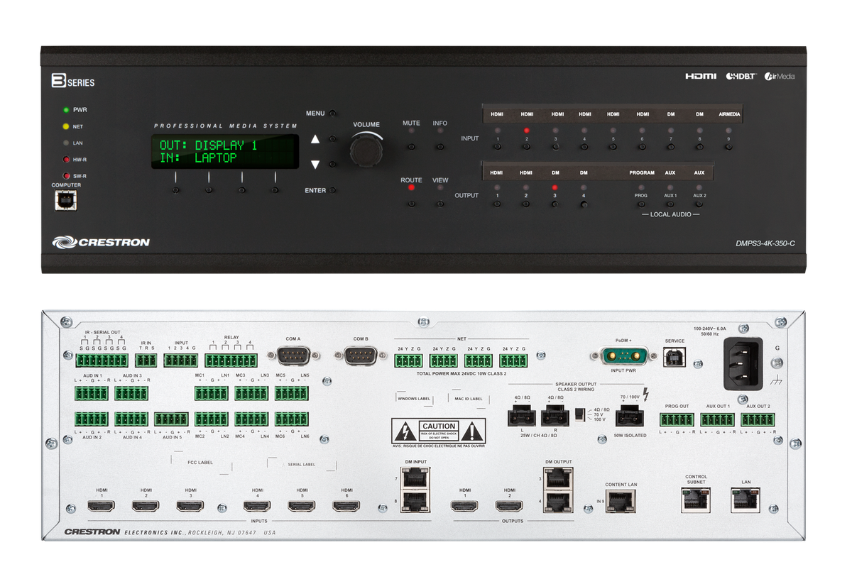 Crestron DMPS3 4K 350 C AIRMEDIA - view 4